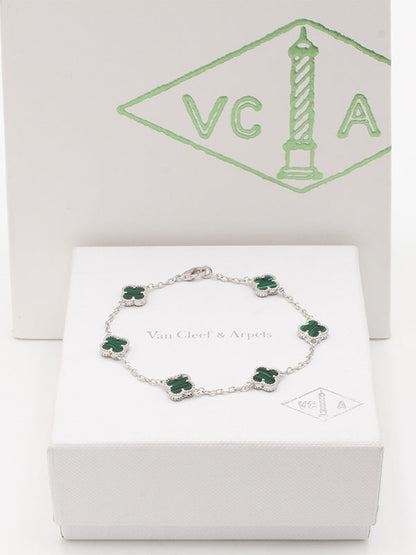 اسواره فان كليف ورود ميني ماستر اسواره van cleef اخضر فضي