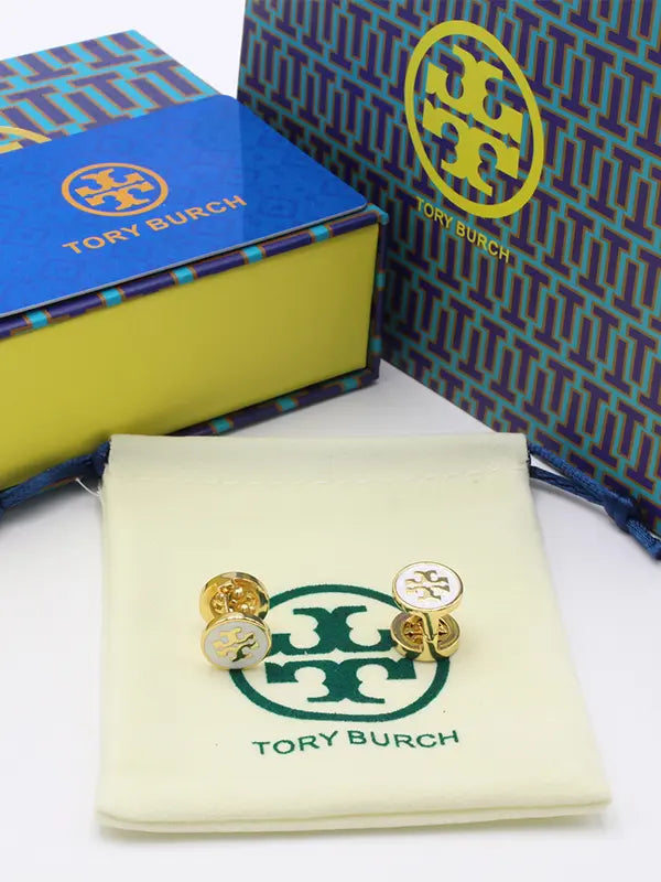 حلق توري بورش ابيض تو سايد لوقو حلق tory burch