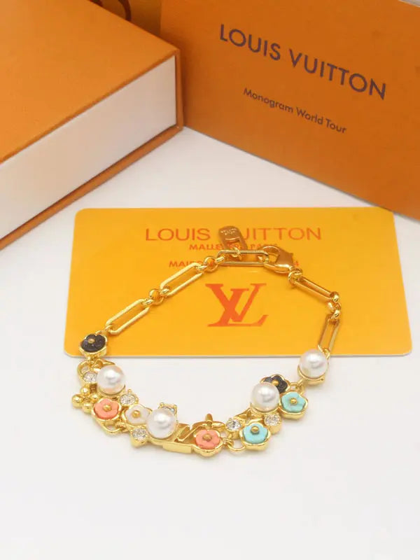 اساور لويس فيتون فلاور ملتي بيرل لوقو ماستر اسواره louis vuitton