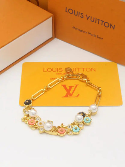 اساور لويس فيتون فلاور ملتي بيرل لوقو ماستر اسواره louis vuitton