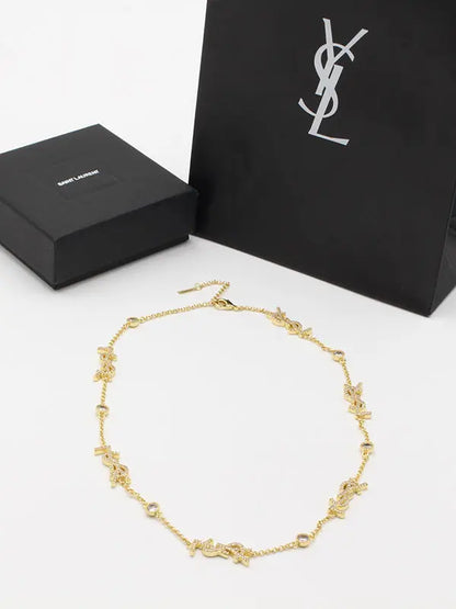 سلسال ايف سان لوران لولو كبير لوقو سلسال ysl