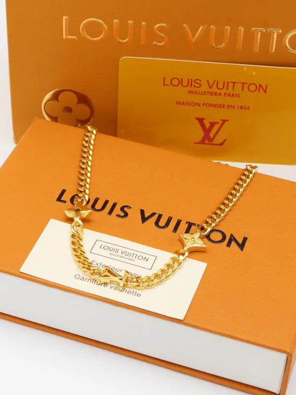 سلسال تشوكر لويس فيتون لوقو سلسال louis vuitton