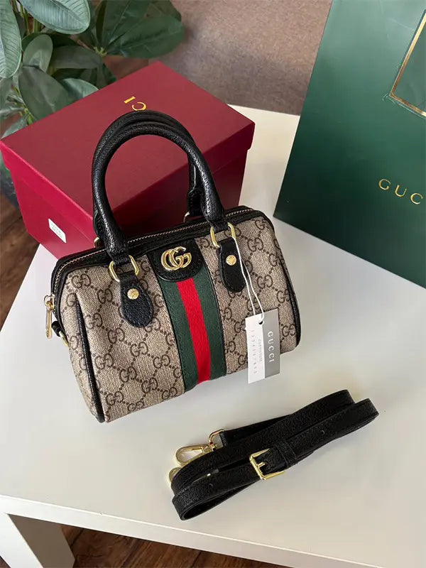 شنطة قوتشي صغيره لاينز ماستر شنط وحقائب gucci bags بني