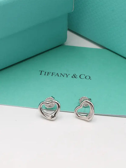 حلق تيفاني هارت ماستر حلق tiffany فضي