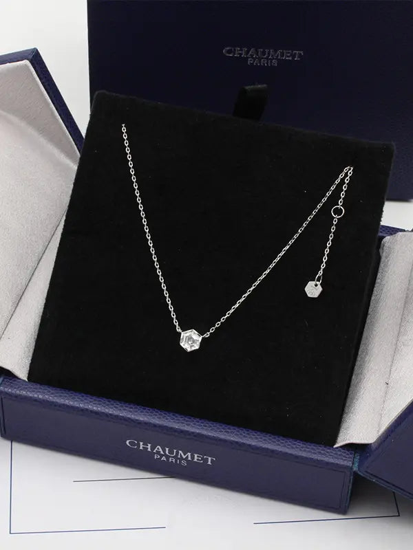 سلسال شومية زركون ناعم لوقو ماستر سلسال chaumet