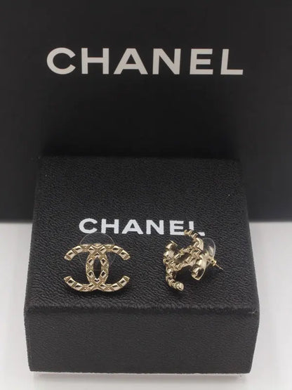 حلق شانيل انتيك ميتال 649 حلق chanel