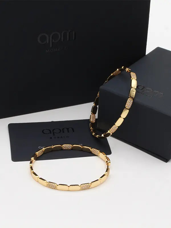 حلق اي بي ام الجديد كبير هاف زركون لوقو حلق APM