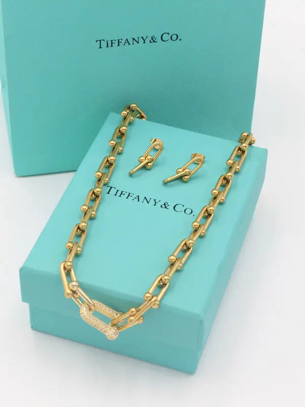 طقم تيفاني زركون 2 قطع اطقم tiffany