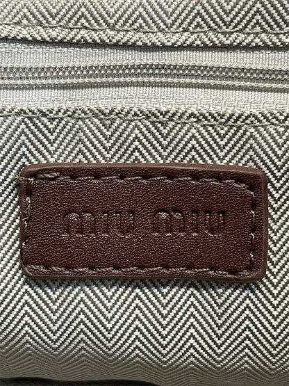 شنطة ميو ميو فلات بني شنط وحقائب miumiu bags