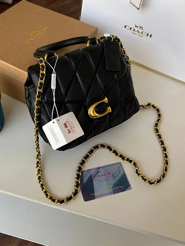 شنطة كوتش تابي المبطنة الماستر شنط وحقائب coach bags اسود