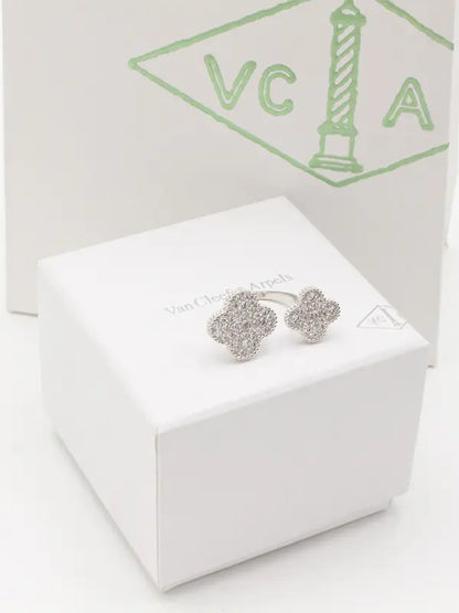 خاتم فان كليف وردتين ماستر خواتم van cleef