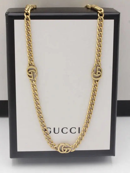 سلسال قوتشي الجديد 704 سلسال gucci ذهبي
