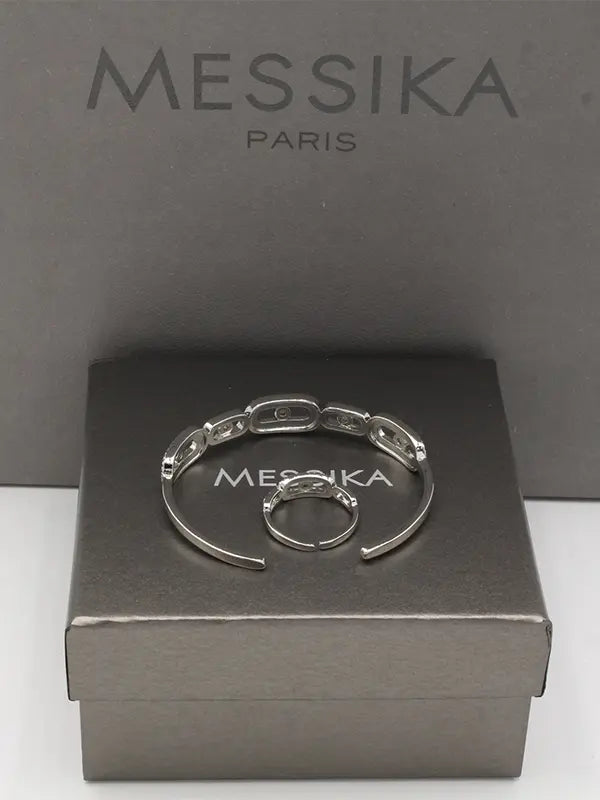 اسواره وخاتم ميسيكا زركون 783 اسواره messika