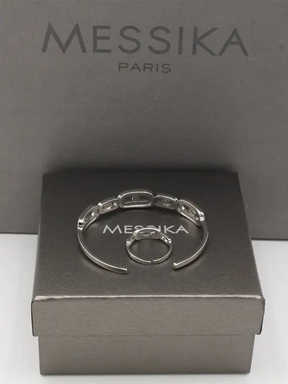 اسواره وخاتم ميسيكا زركون 783 اسواره messika