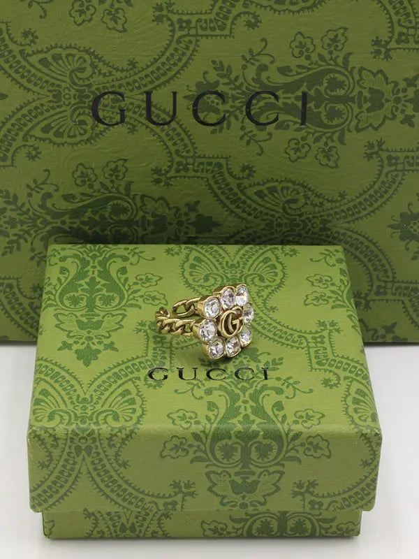 خاتم قوتشي انتيك برونز خواتم gucci