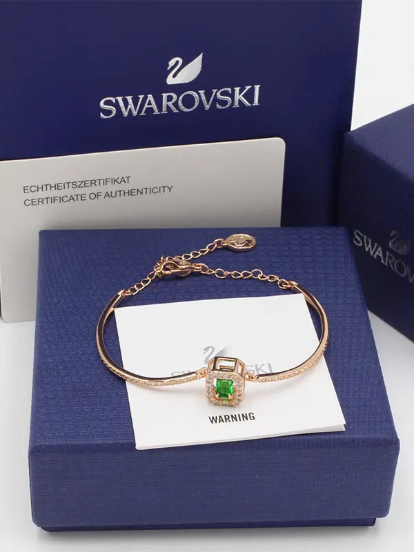 اسواره سواروفسكي زركون اسواره Swarovski اخضر روز قولد