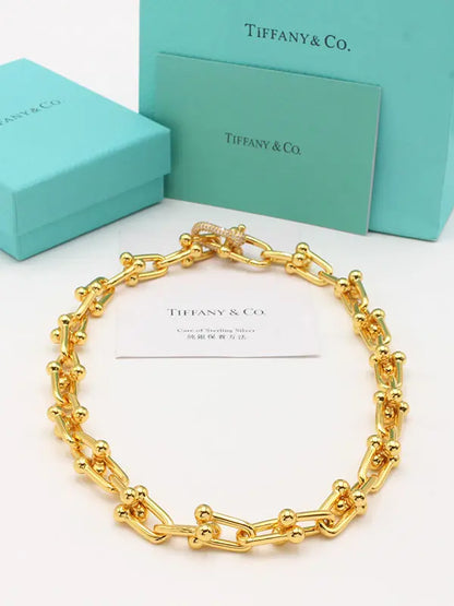 سلسال تيفاني الجديد زركون بيق شاين ماستر 739 سلسال tiffany ذهبي