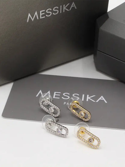 حلق ميسيكا زركون وسط حلق messika
