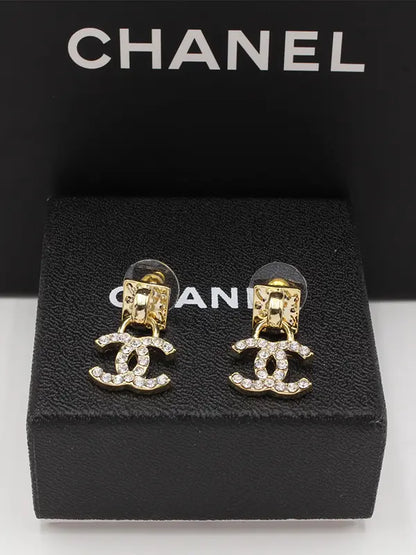 حلق شانيل 586 حلق chanel ذهبي