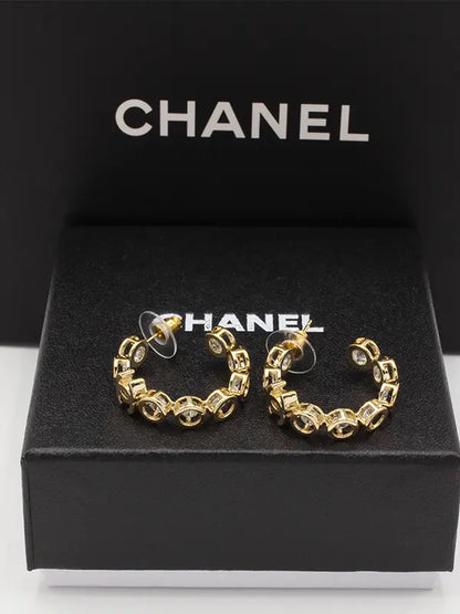 حلق شانيل 585 حلق chanel