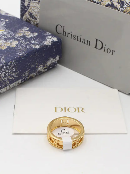 خاتم ديور نقشة غوايش لوقو SLIM خواتم dior