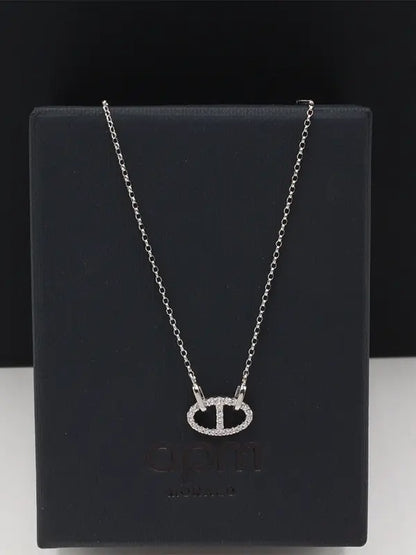 سلسال اي بي ام ناعم زركون لوقو APM سلسال APM فضي