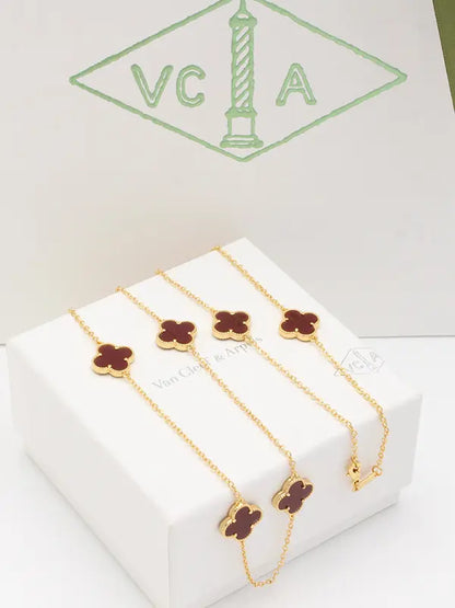 سلسال فان كليف طويل وذ لوقو سلسال van cleef