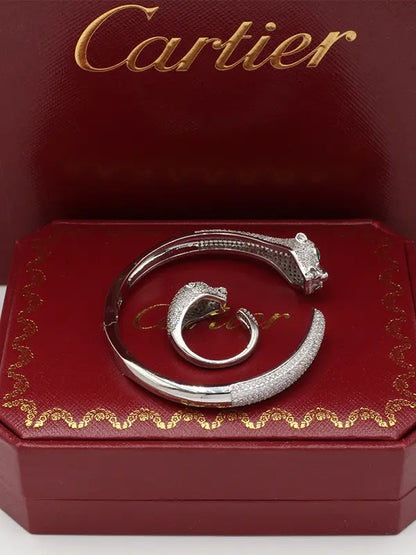 اساور وخاتم كارتير تايقر زركون 792 اسواره CARTIER
