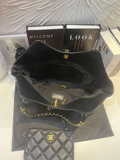 شنطة شانيل كبيره اسود شنط وحقائب chanel bags