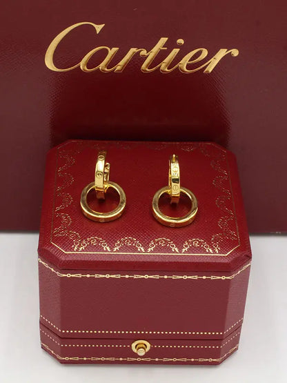 حلق كارتير لوقو ماستر دبل سيركلز حلق CARTIER