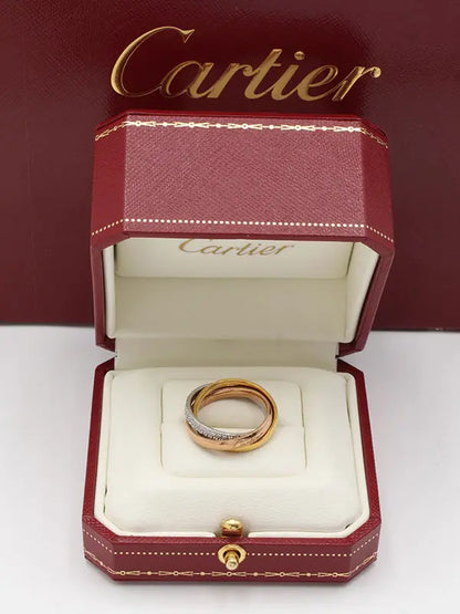 خواتم كارتير متشابكة ماستر الجديد خواتم CARTIER ذهبي 7