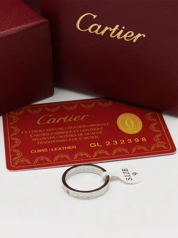 دبلة كارتير لوقو SLIM 4 MM خواتم CARTIER