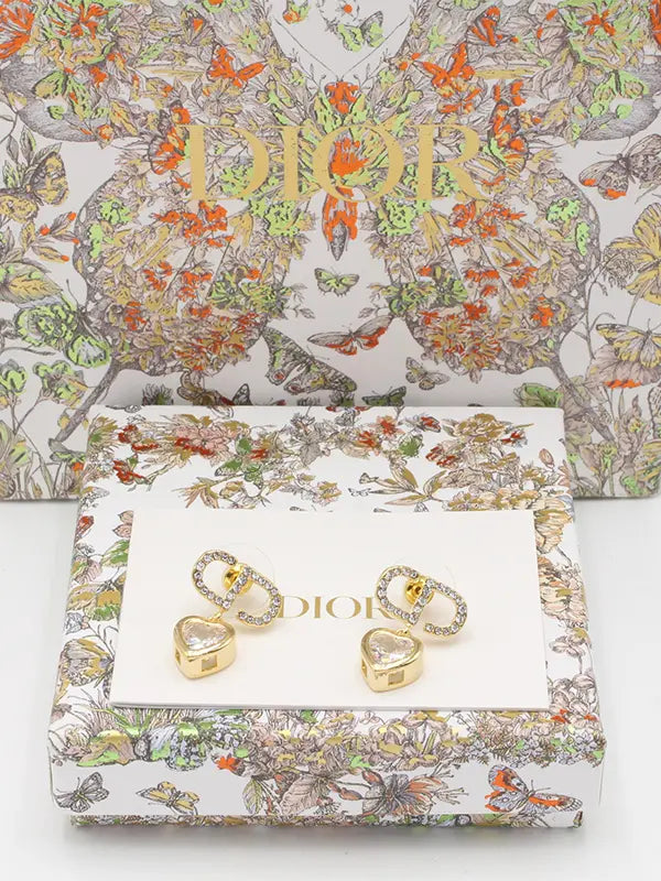 حلق ديور ماستر زركون هارت نيو لوك حلق dior