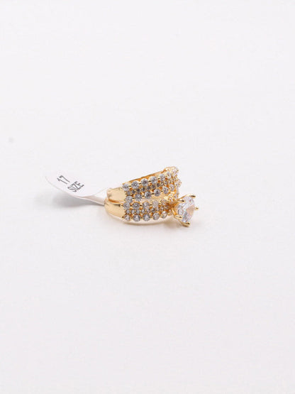 خاتم توينز دبل لاينز زركون خواتم jewel