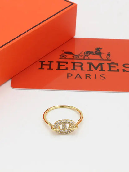 خاتم هيرمز فاراندول الماستر خواتم HERMES ذهبي 6