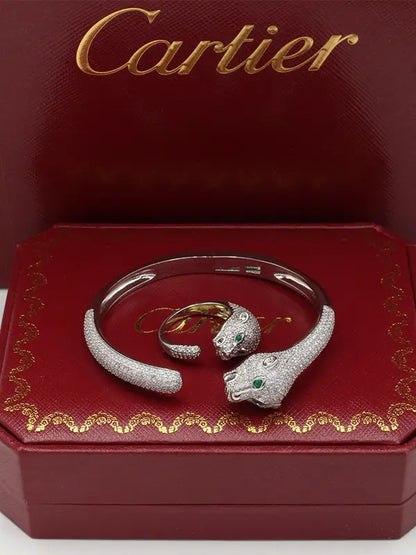 اساور وخاتم كارتير تايقر زركون 792 اسواره CARTIER