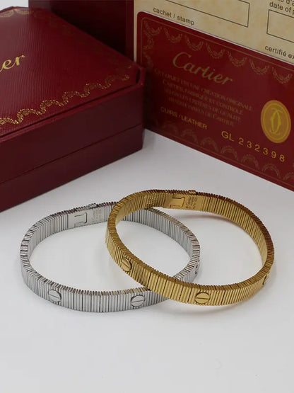 اساور كارتير الجديده ستنلس ستيل لوقو اسواره CARTIER
