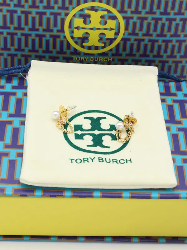 حلق توري بورش لوقو شاين حلق tory burch