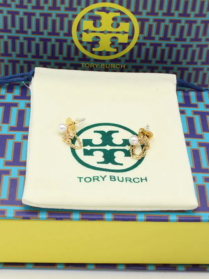 حلق توري بورش لوقو شاين حلق tory burch