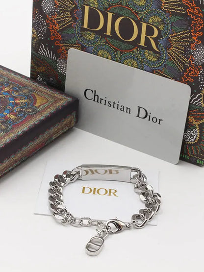 اساور ديور ماستر فضي جنزير اسواره dior