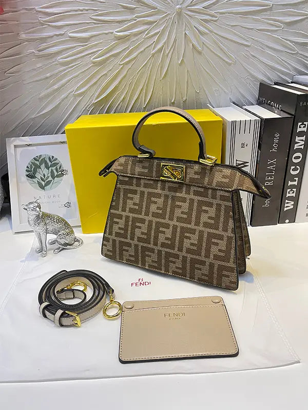 شنطة فندي ماستر نيو ستايل شنط وحقائب fendi bags بني