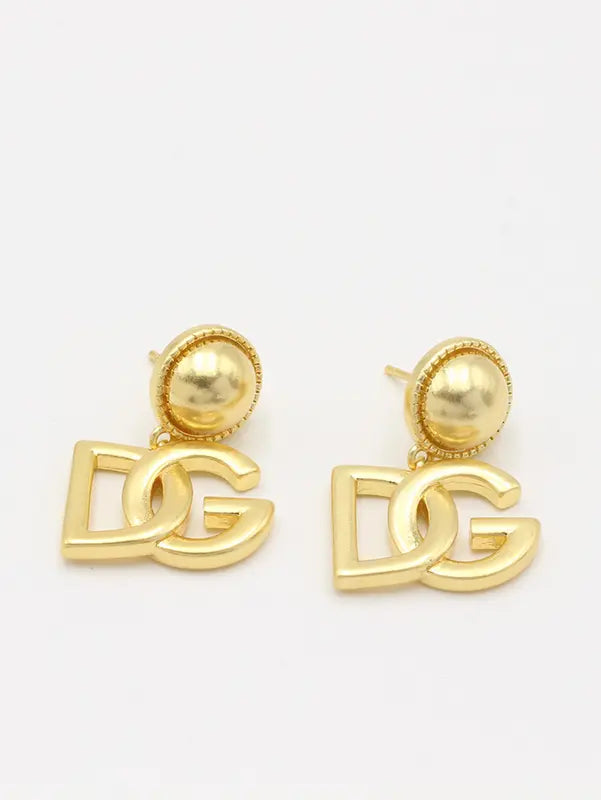 حلق دولتشي اند غابانا ذهبي صغير حلق Dolce&amp;Gabbana
