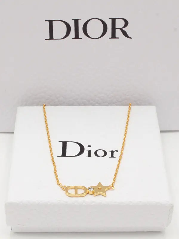 سلسال ديور ستار سيميل ستون لوقو سلسال dior