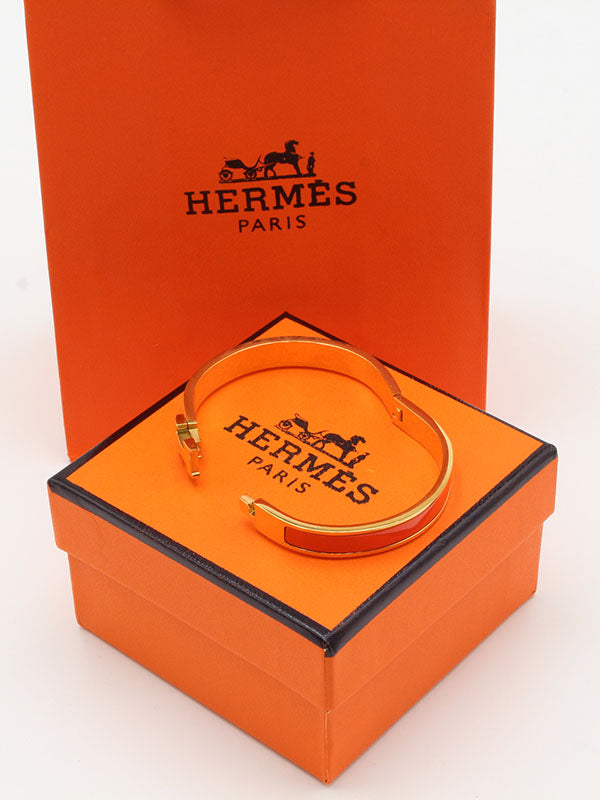 اسواره هيرمز SLIM اسواره HERMES برتقالي ذهبي