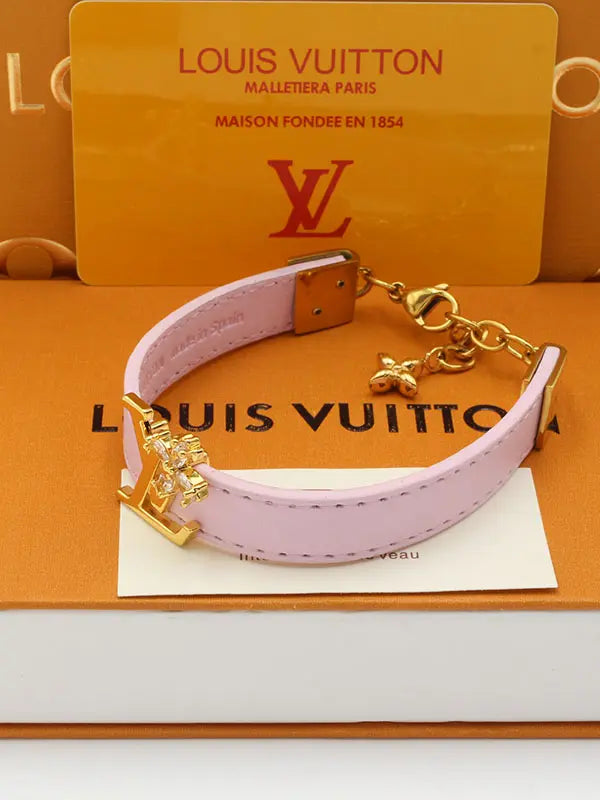 اساور لويس فيتون ليذر وذ لوقو ستون ماستر اسواره louis vuitton