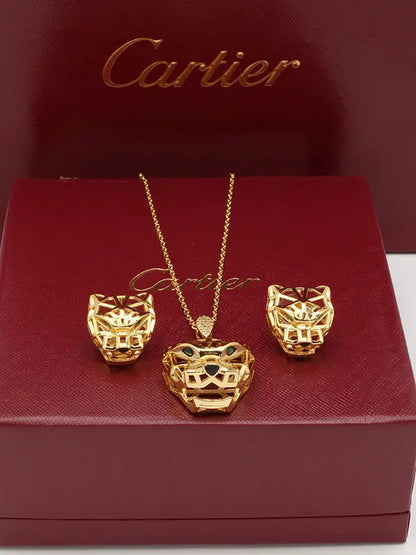 طقم كارتير تايقر فيس قولد اطقم CARTIER