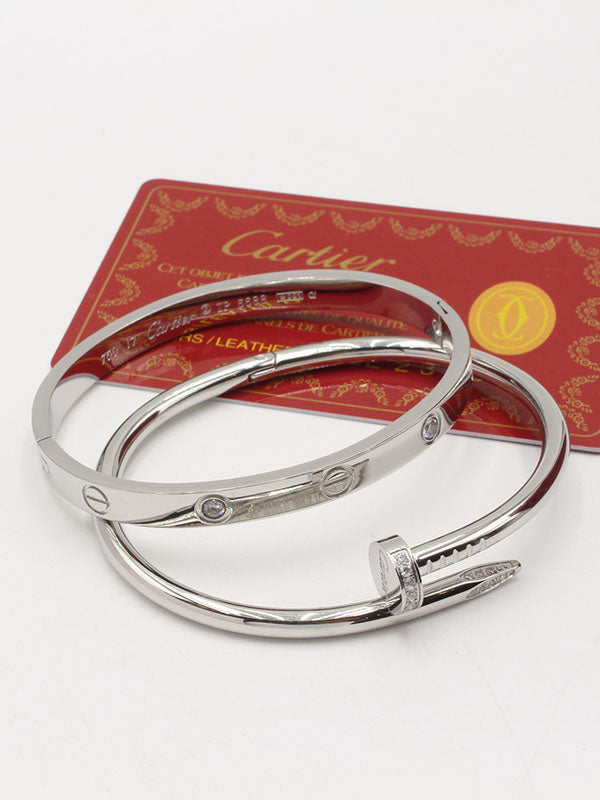 اسوارة كارتير مسمار مع اسواره لوف زركون اسواره CARTIER