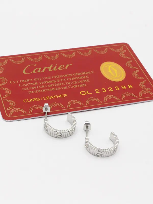 حلق كاتير زركون الهبه لوقو حلق CARTIER