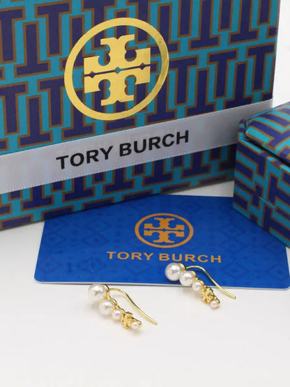 حلق توري بورش باك سايد بيرل ماستر حلق tory burch ذهبي