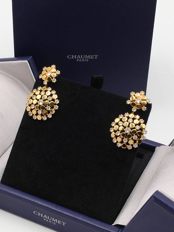 حلق شومية زركون الجديد لوقو حلق chaumet